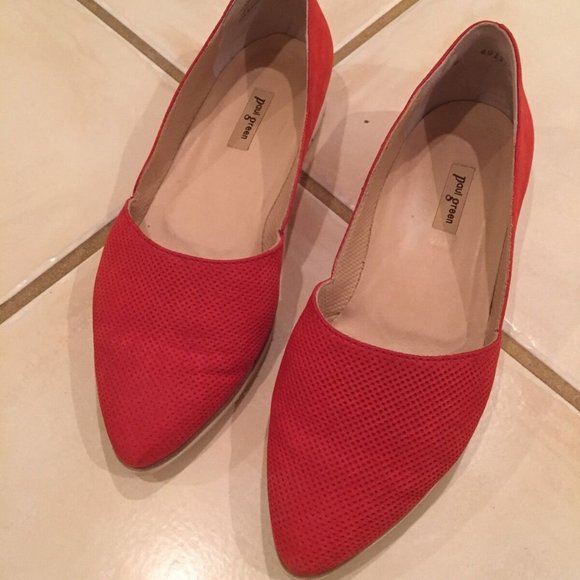 Paul Green Perforated Flats, Women's Size 7 U.S. R - Picture 6 of 6